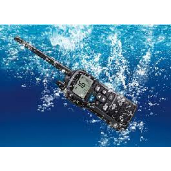 ايكوم M73 Plus راديو بحري VHF محمول باليد 6 وات  16 قناة IPX8