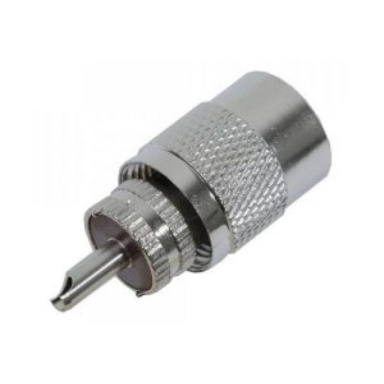PL 259-6 UHF plug, max. 5 mm cable diameter