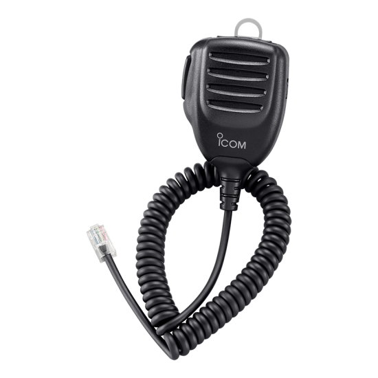 ICOM HM-209 Active Noise Cancelling Hand Speaker Microphone 