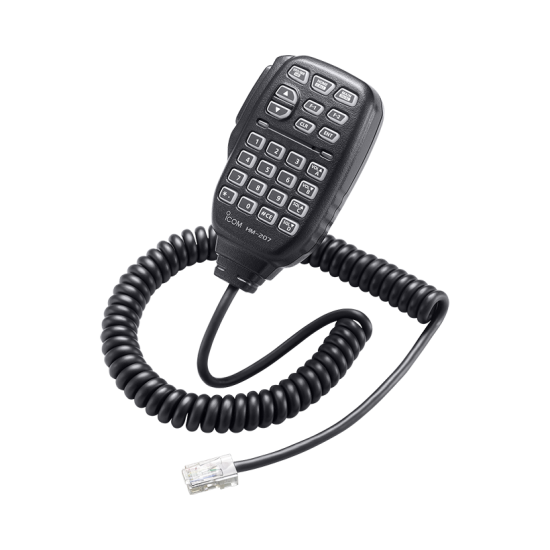 ICOM HM-207 Hand Remote Control Speaker Microphones
