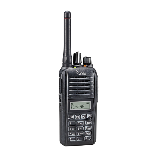 أيكوم إرسال واستقبال IC-V88 يدوى VHF مقاوم للماء