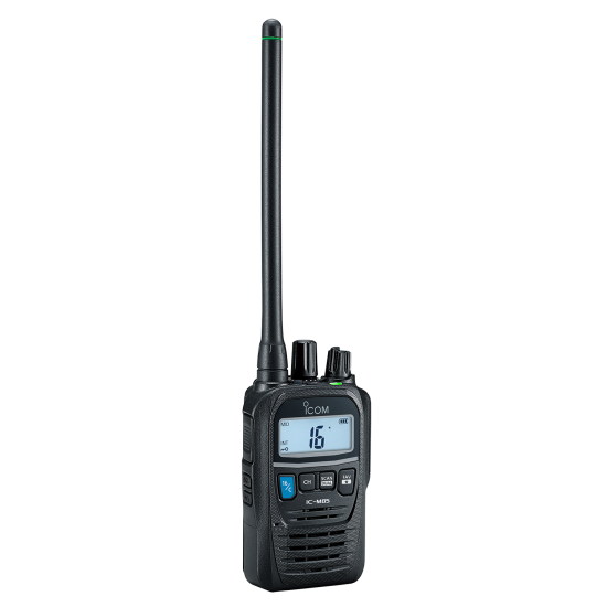 جهاز الإرسال والاستقبال البحري المحمول باليد ايكوم IC-M85E VHF (مرخص من هيئة الإتصالات)