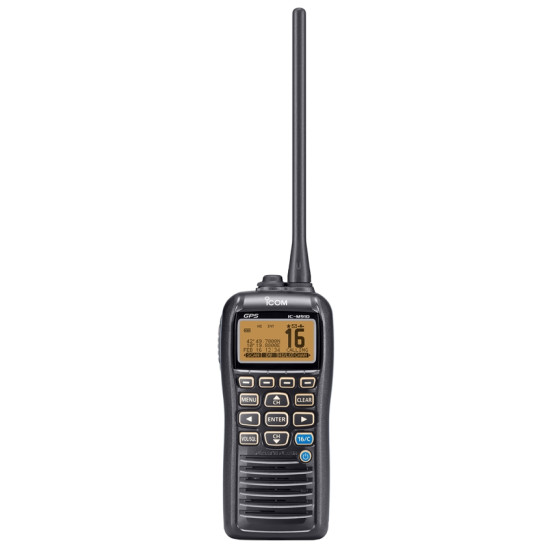ايكوم  IC-M91D راديو VHF DSC بحري عائم محمول مع GPS