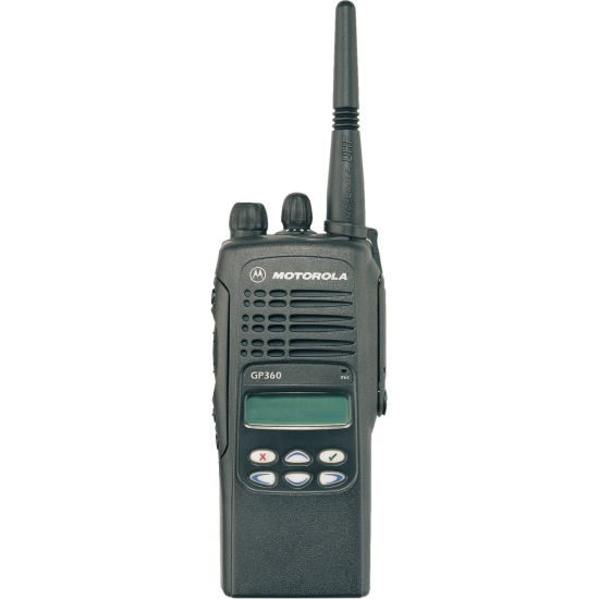 جهاز اللاسلكي موتورولا GP360 VHF يدوي بقدرة 5 وات
